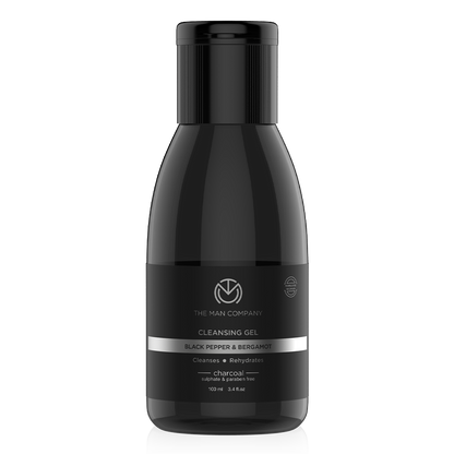 CHARCOAL CLEANSING GEL | BLACK-PEPPER & BERGAMOT 100ML