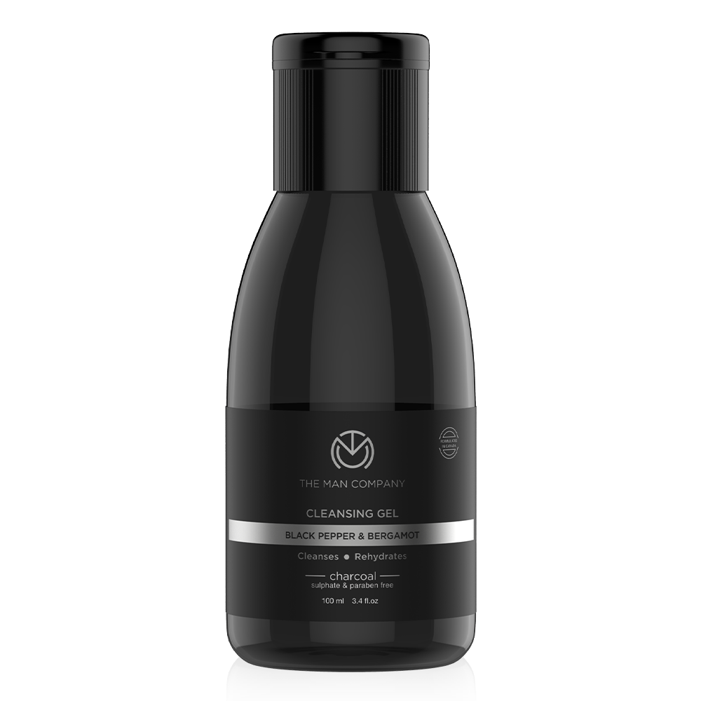 CHARCOAL CLEANSING GEL | BLACK-PEPPER & BERGAMOT 100ML