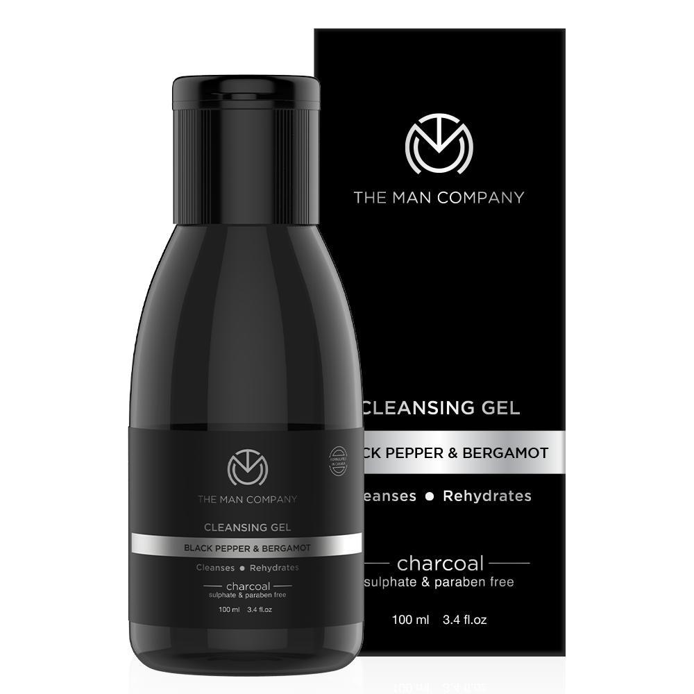 CHARCOAL CLEANSING GEL | BLACK-PEPPER & BERGAMOT 100ML