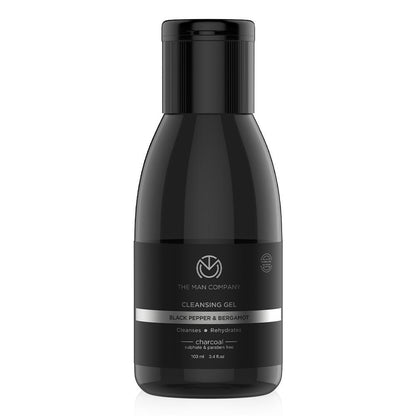 CHARCOAL CLEANSING GEL | BLACK-PEPPER & BERGAMOT 100ML
