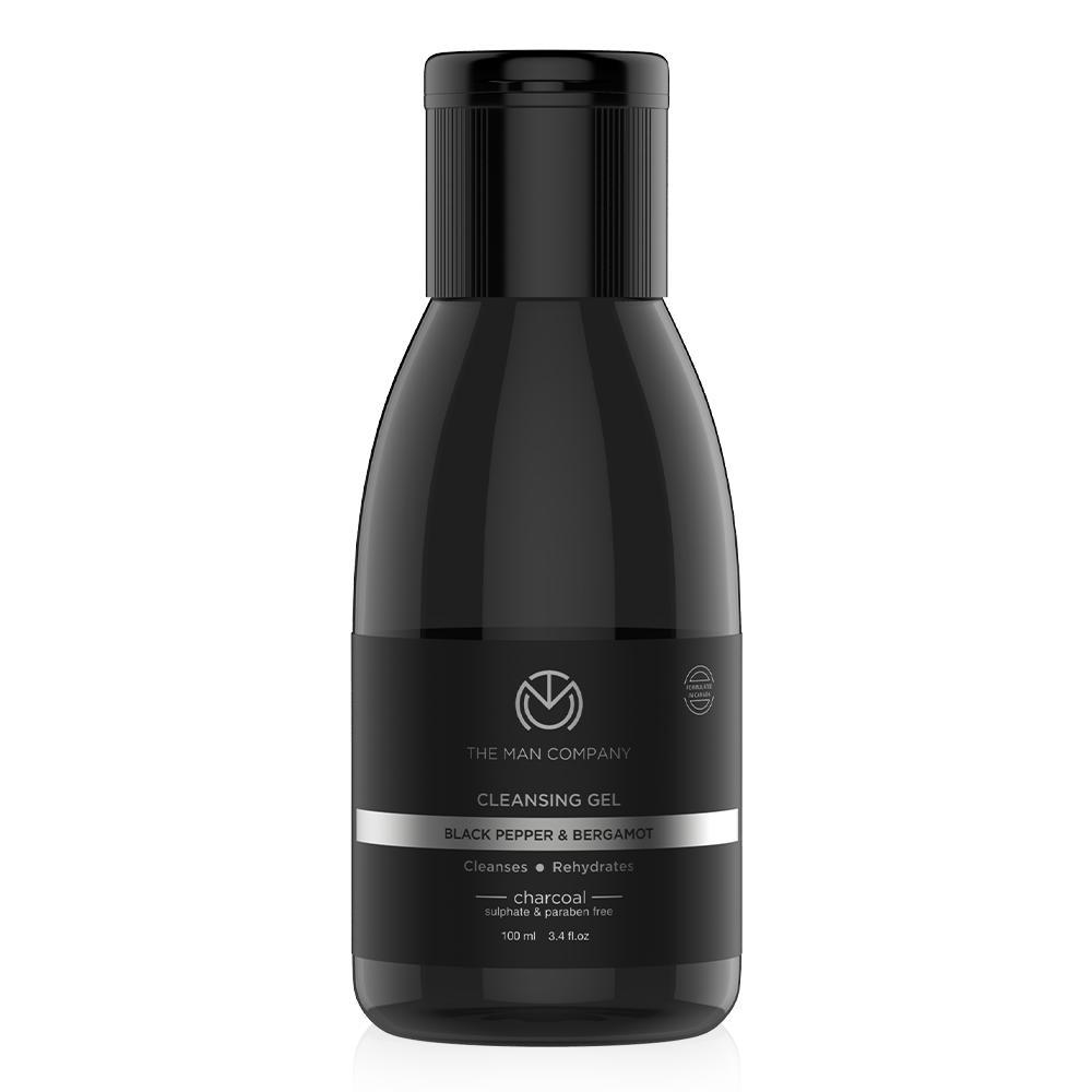 CHARCOAL CLEANSING GEL | BLACK-PEPPER & BERGAMOT 100ML