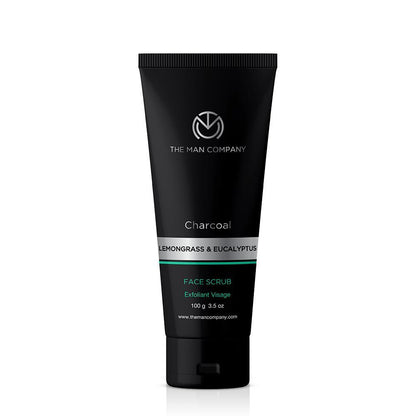 CHARCOAL FACE SCRUB | LEMONGRASS & EUCALYPTUS 100G
