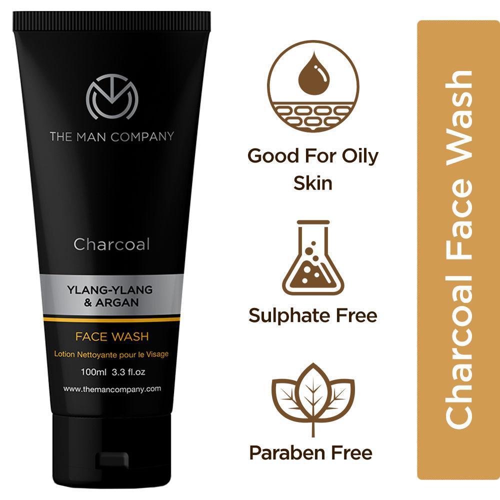 CHARCOAL FACE WASH | YLANG YLANG & ARGAN 100ML