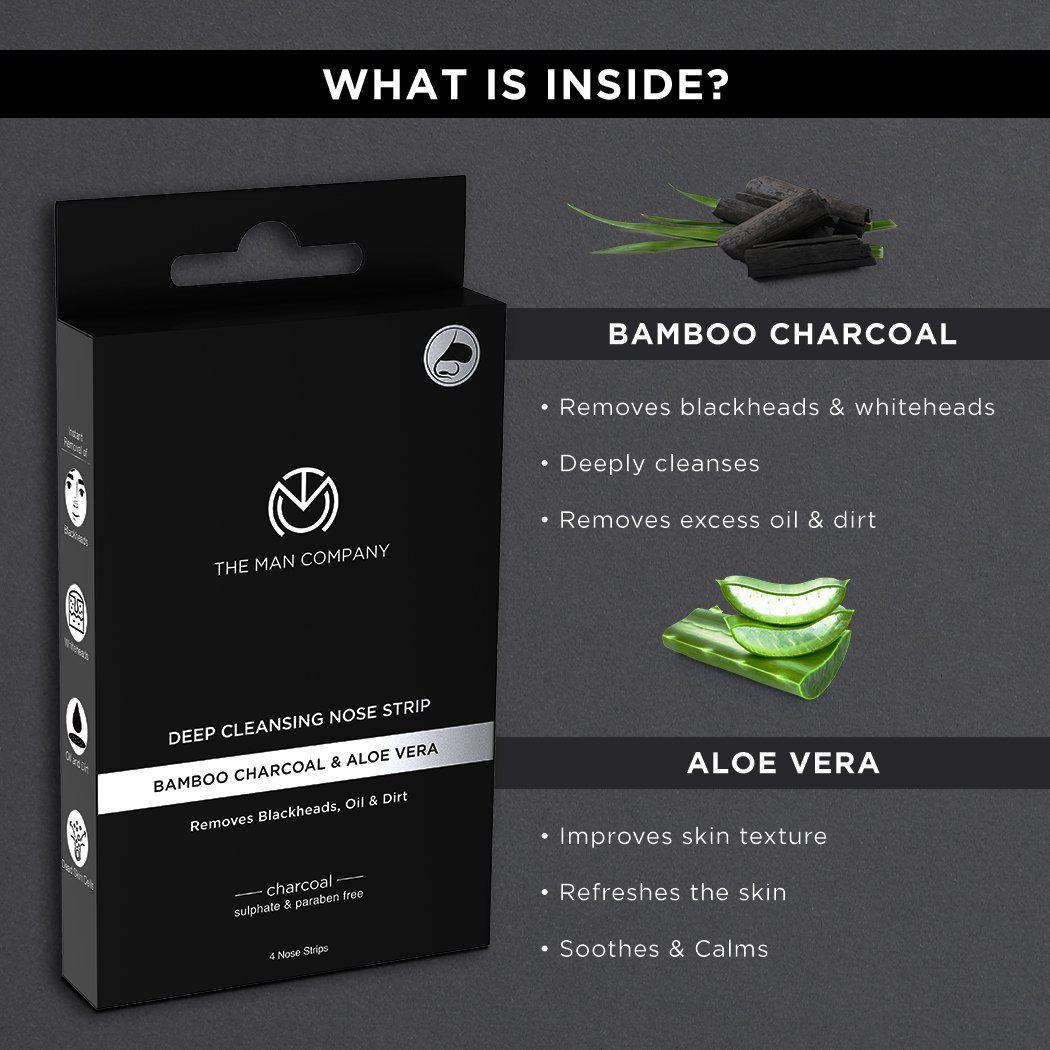 DEEP CLEANSING NOSE STRIP | BAMBOO CHARCOAL & ALOE VERA