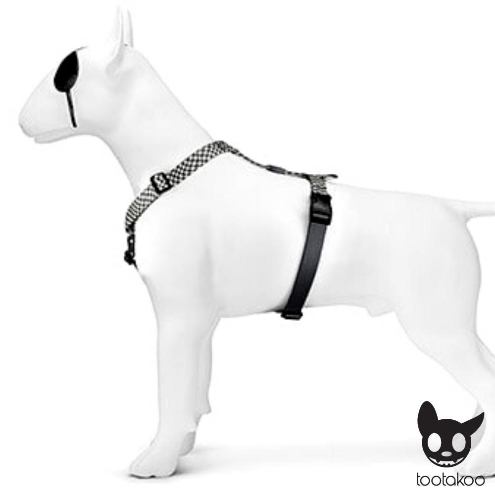 H DOG HARNESS Checkered