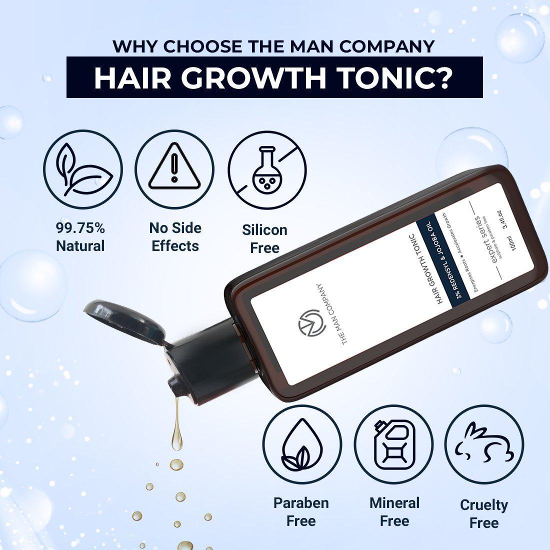 HAIR GROWTH TONIC | 3% REDENSYL & JOJOBA OIL 100ML