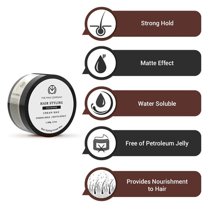 HAIR STYLING CREAM WAX | MACHISMO 100G