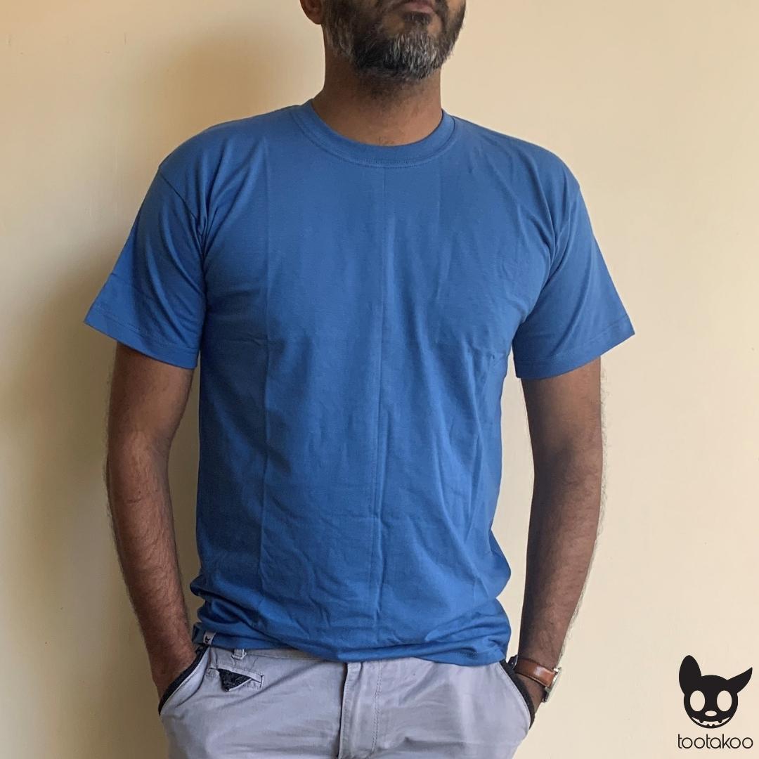 HOOMAN ESSENTIALS (HE) T-SHIRT BLUE