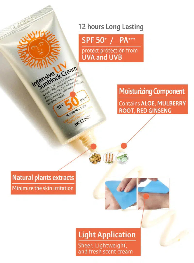 INTENSIVE UV SUNBLOCK CREAM SPF50 PA+++