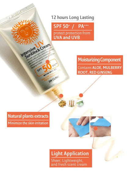 INTENSIVE UV SUNBLOCK CREAM SPF50 PA+++