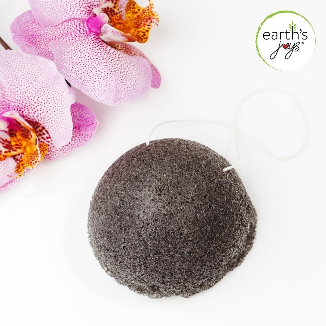 KONJAC SPONGE CHARCOAL INFUSED