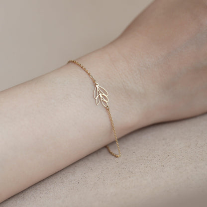 LEAFY BRACELET EXTRA SMALL GOLD