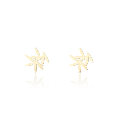 LEAFY EARRINGS EXTRA SMALL GOLD