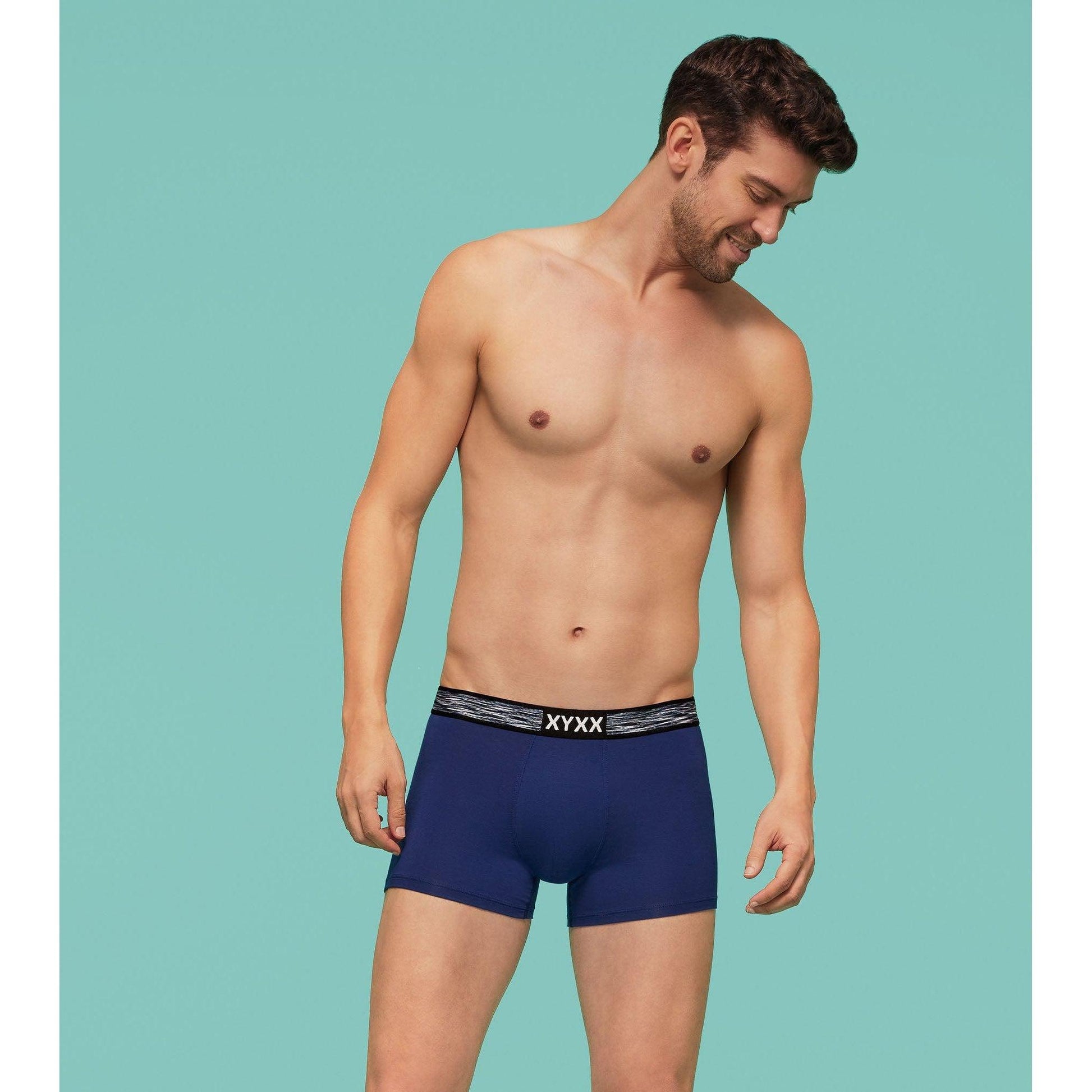 PACK OF 2 TENCEL™ TRUNKS- : HUES COLLECTION - CLASSIC BLUE / TWILIGHT BLUE