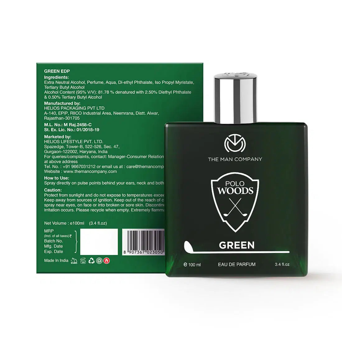 POLO WOODS GREEN 100ML EAU DE TOILETTE