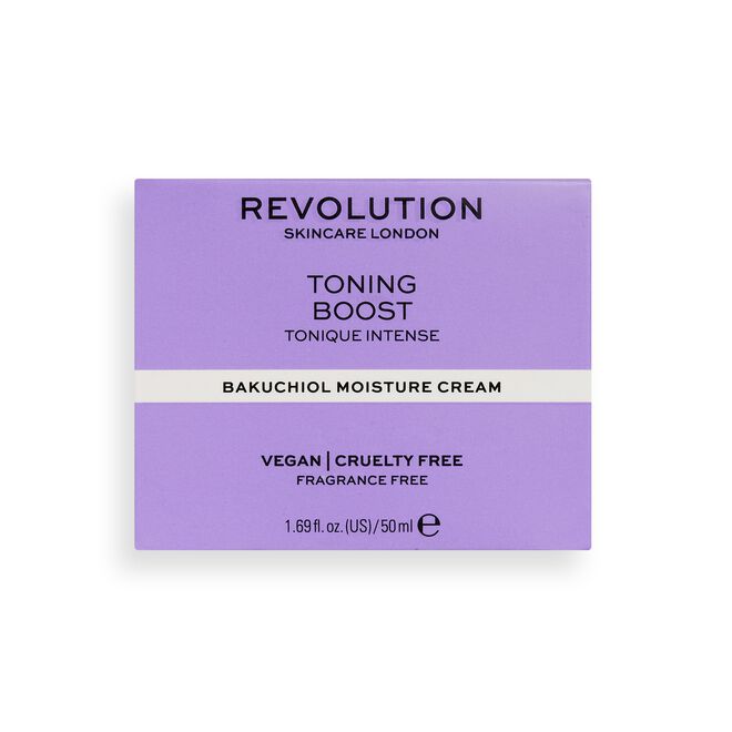 REVOLUTION SKINCARE TONING BOOST CREAM WITH BAKUCHIOL