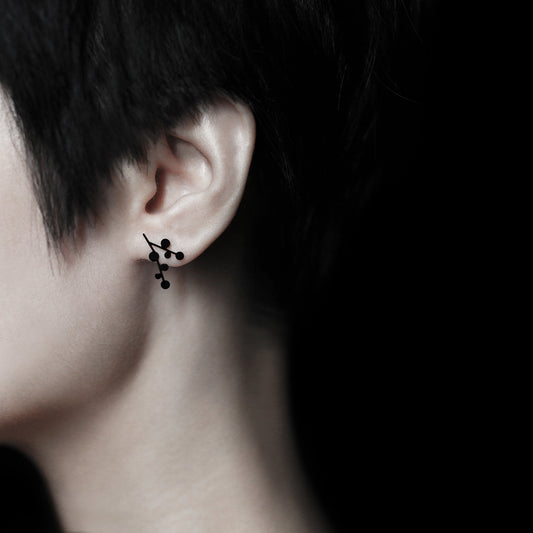 SNOWDAYS EARRINGS EXTRA SMALL BLACK