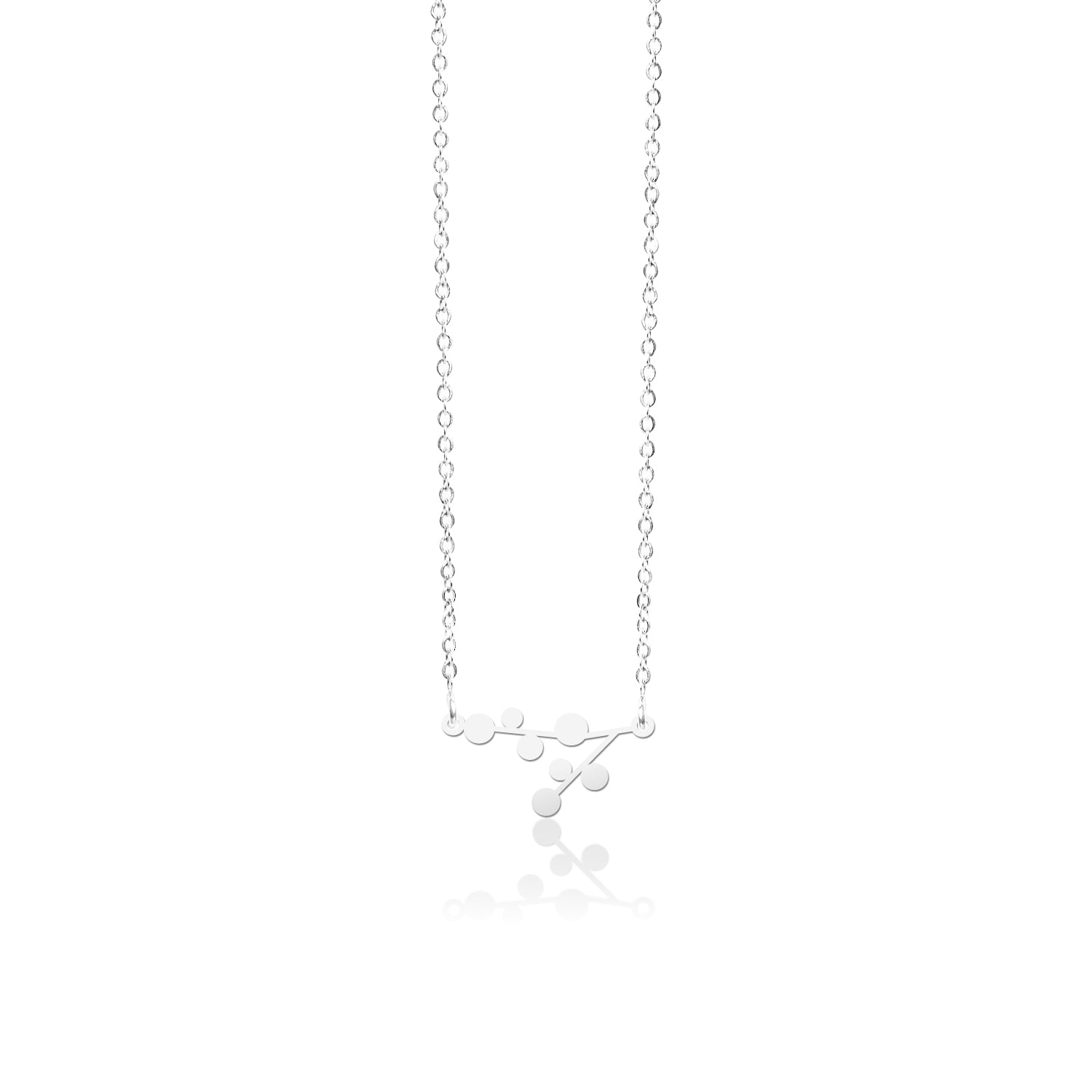 SNOWDAYS PENDANT EXTRA SMALL SILVER WITH CHAIN